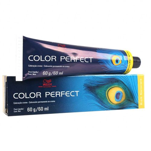 Tintura Color Perfect 8/1 Louro Claro Acinzentado 60g Wella