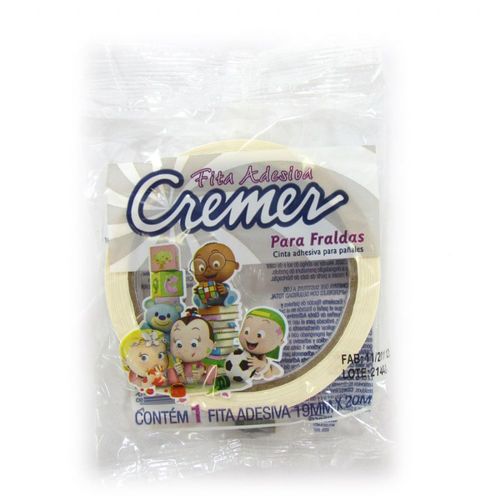 Fita Adesiva Branca para Fraldas  Cremer
