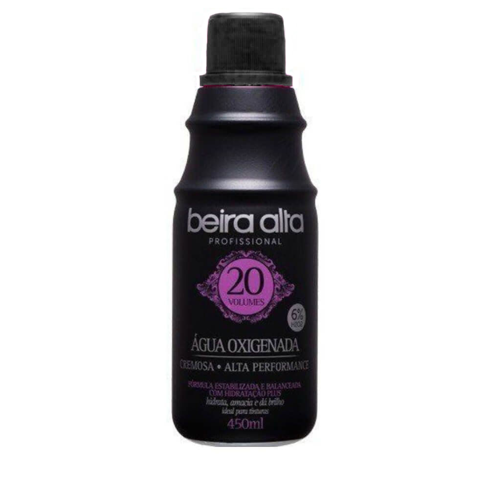 Encontraproduto.com.br - Água Oxigenada Beira Alta Black 20 Volumes 450Ml