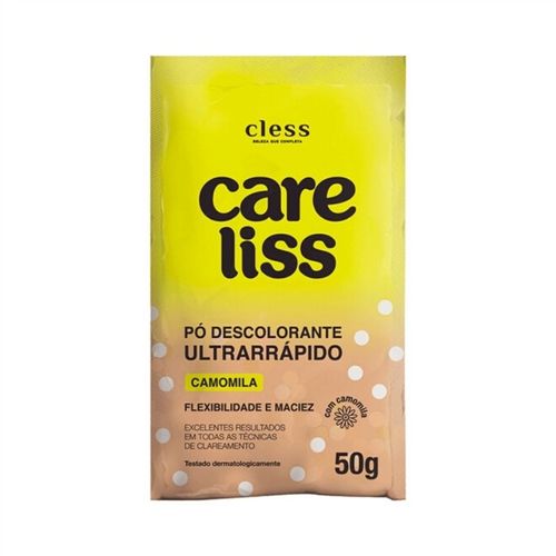 Pó Descolorante Ultrarrápido Camomila 50g Care Liss Cless