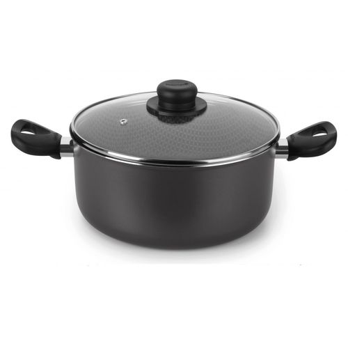 Caçarola Gourmet com Tampa de Vidro 18cm Antiaderente de Alumínio 53218 Multiflon