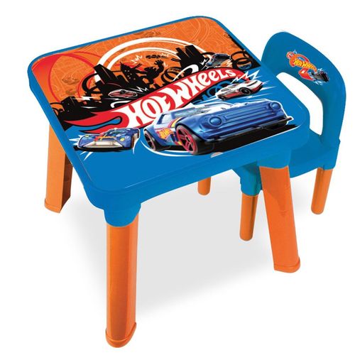 Mesa Infantil com Cadeira Hot Wheels HW6020 Fun