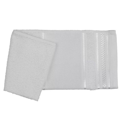 Toalha para Bordar e Pintar Lavabo Branca Desiree Santista