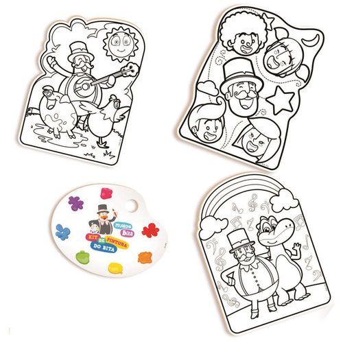 Kit Pintura com Guache Mundo Bita Nig Brinquedos