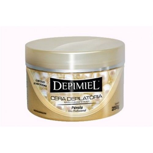 Cera Depilatória Exclusiva para Buço Pérola 250g Depimiel