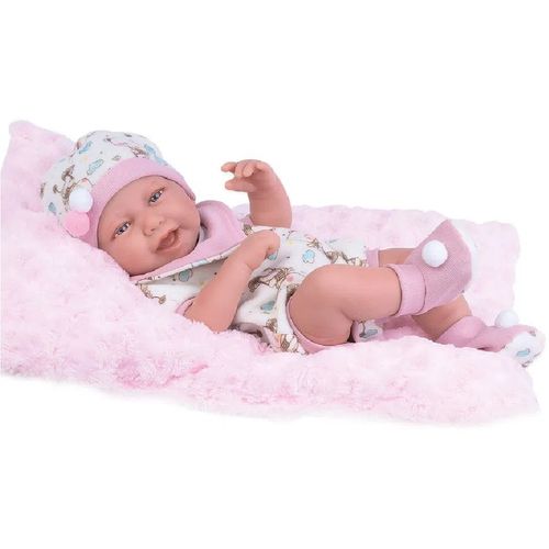 Boneca Reborn Anny Doll Menina com Macacão