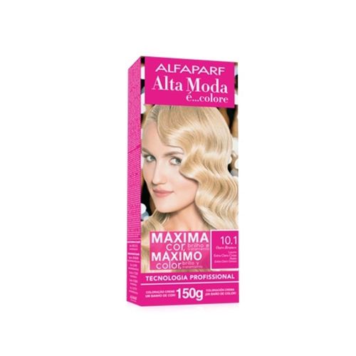 Tintura Colore 10.1 Ouro Branco Louro Extra Claro Cinza Alfaparf Alta Moda