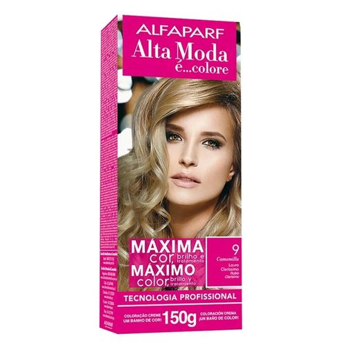 Tintura Colore 9 Camomila Louro Claríssimo Alfaparf Alta Moda