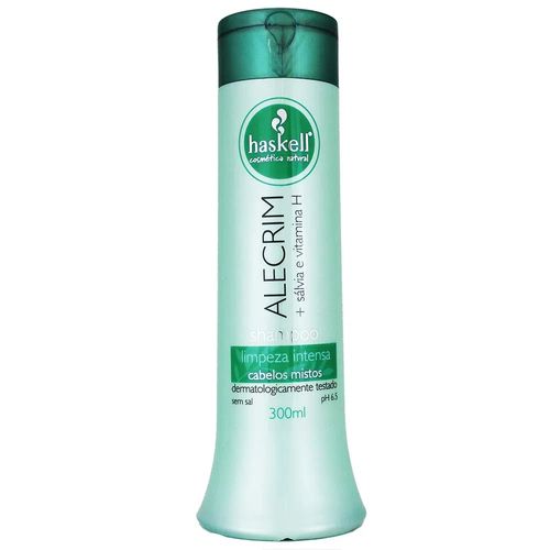 Shampoo Alecrim   Sálvia e Vitamina H 300ml Haskell