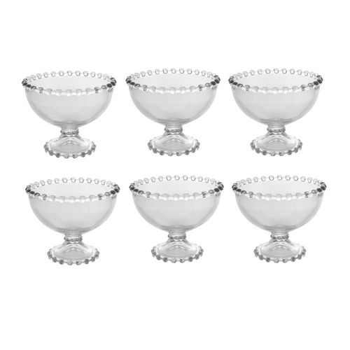 Conjunto com 6 Taças Cristal Chumbo para Sobremesa Pearl Wolff
