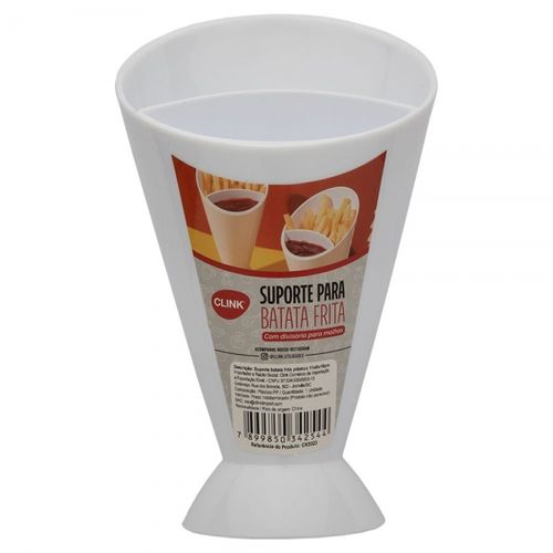 Suporte para Batatas Fritas com Molheira Clink