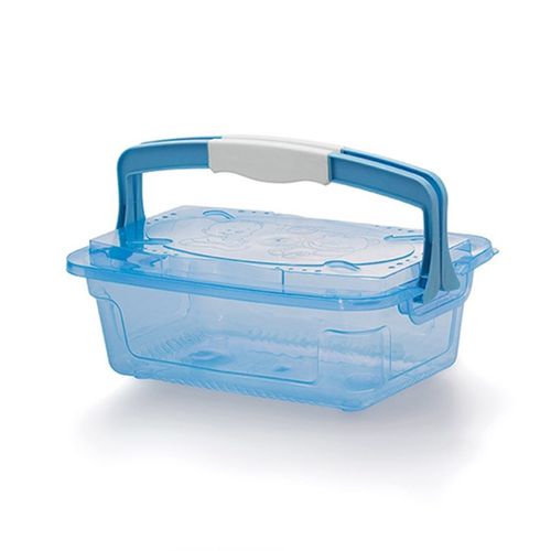Organizador Translúcido com Alça Azul 5,6L 860 Adoleta Cajovil
