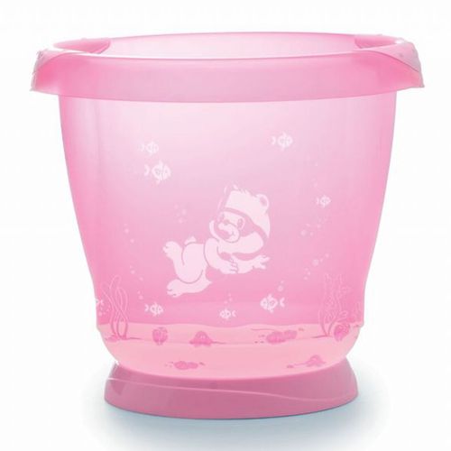 Ofurô Translucido Rosa 17,5 Litros Adoleta Baby 862 Cajovil