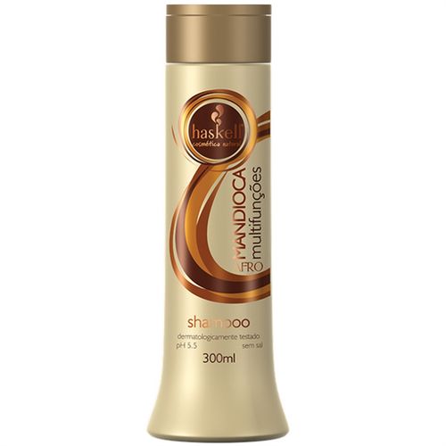Shampoo Mandioca Multifunções Afro 300ml Haskell