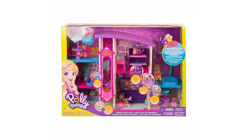 Polly Pocket Mega Casa de Surpresas Mattel GFR12 – Starhouse Mega