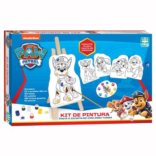 Jogo Kit de pintura Patrulha Canina 0680 Nig Brinquedos