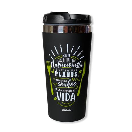 Copo Inox Profissão Nutrição 450ml Wellmix
