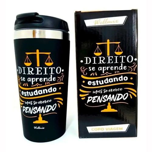 Copo Inox Profissão Direito 450ml Wellmix