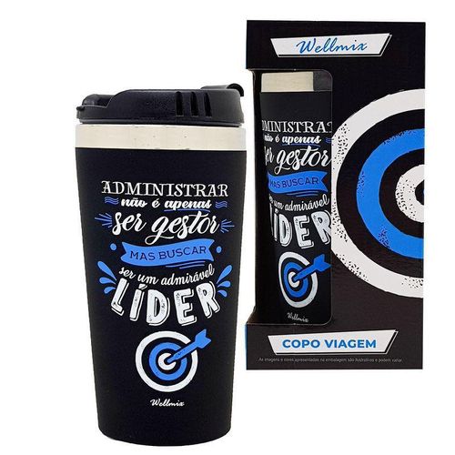 Copo Inox Profissão Administrador 450ml Wellmix