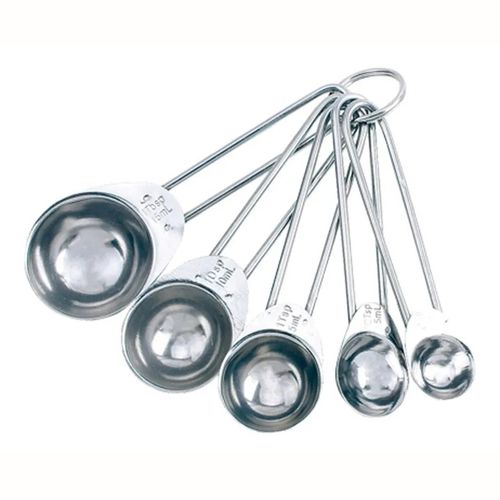 Kit Colheres Medidoras 5 Peças Inox Cozinha Clink