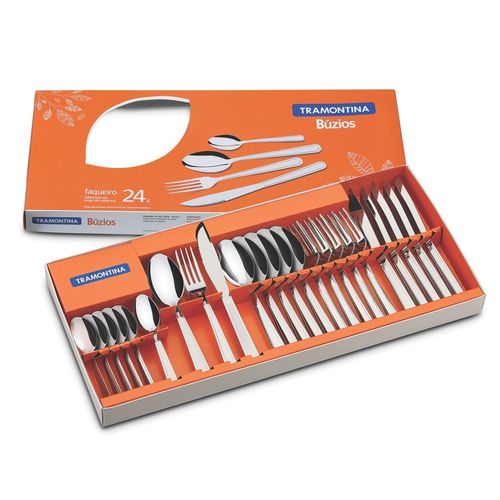 Faqueiro Inox com 24 Peças Buzius 23799/052 Tramontina