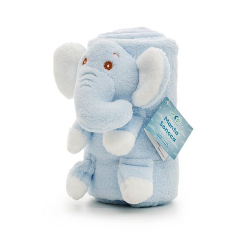 Manta Soneca Elefantinho 5402 Azul Loaní