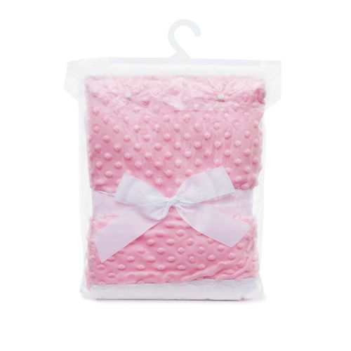 Manta Microfibra Pipoquinha Sherpa 4101 Rosa Loaní