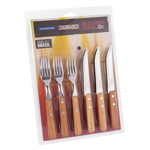 Conjunto de Talheres 12 Pçs Churrasco 22399/030 Tramontina