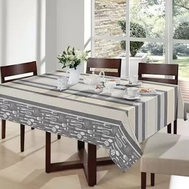 Toalha de Mesa 4 Lugares Royal Misto Master Quadrada Santista