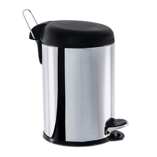 Lixeira Inox com Pedal 5 Litros Tampa Breta Brinox