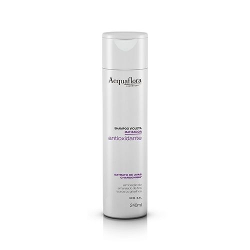 Shampoo Violeta Antioxidante 240ml Matizador Acquaflora