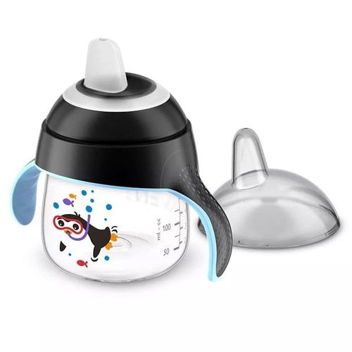Copo Pinguim Preto 200ml 6m  SCF751/03 Avent Philips