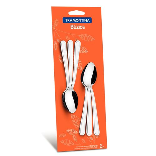 Conjunto de Colher para Chá 6 Pçs Buzios 23757/600 Tramontina