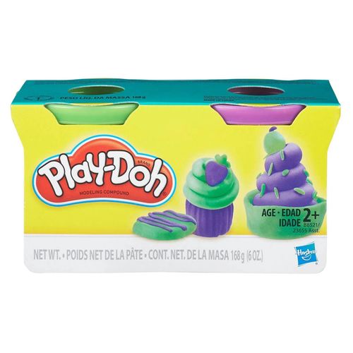 Play Doh Massa De Modelar 2 Potes Sortidos 23655 Hasbro