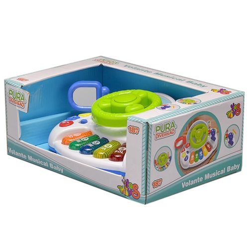 Brinquedo Volante Musical Baby Pura Diversão 18m  20005 Yes Toys