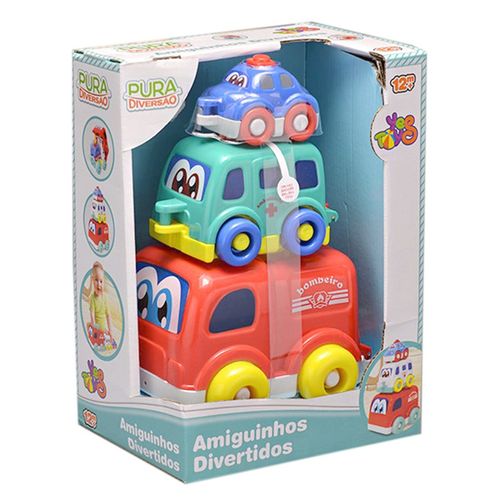 Brinquedo Amiguinhos Divertidos Pura Diversão 12m  20003 Yes Toys