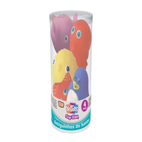 Amiguinhos do Banho 4 Und 10008 Sortidos Yes Toys