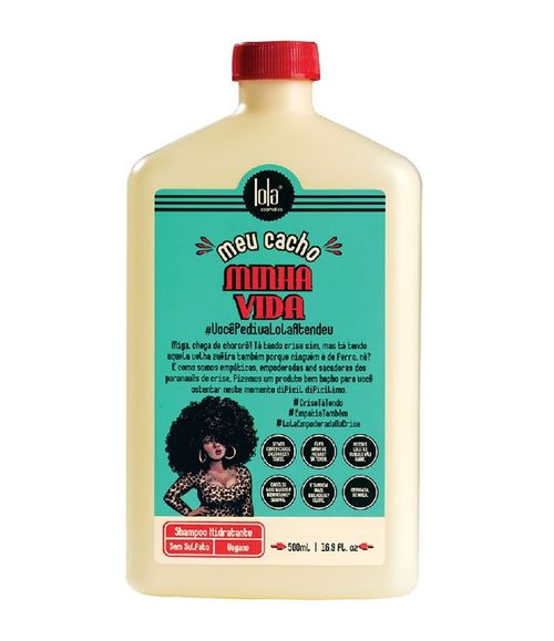 Shampoo Hidratante Meu Cacho Minha Vida 500ml Lola Cosmetics