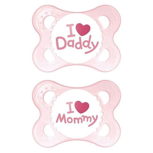 Chupeta Mom e Dad Girls 0 a 6m Tam 1 2932 MAM