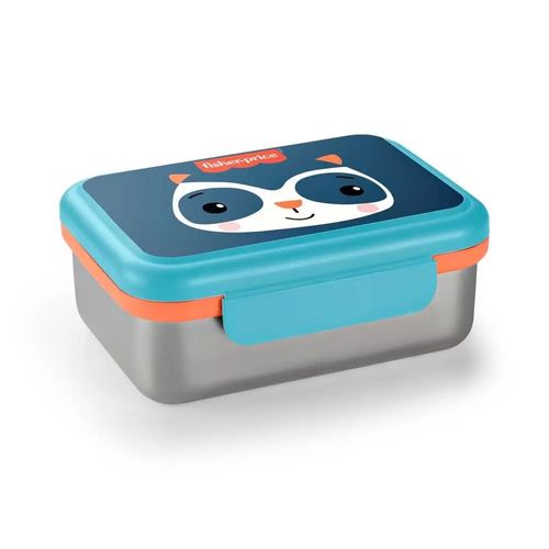 Pote Térmico Bento Box Aço Inox 800ml BB1092 Azul Multikids