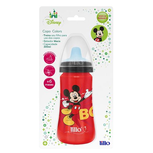 Copo Colors Disney 6m  Vermelho Lillo