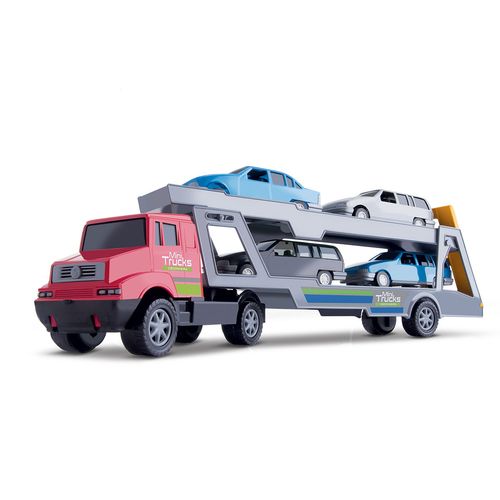 Caminhão Cegonheira Mini Trucks Cores Sortidas Samba Toys