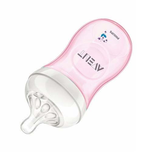 Mamadeira Pétala Fashion Rosa 260ml 1m  SCF620/17 Avent Philips