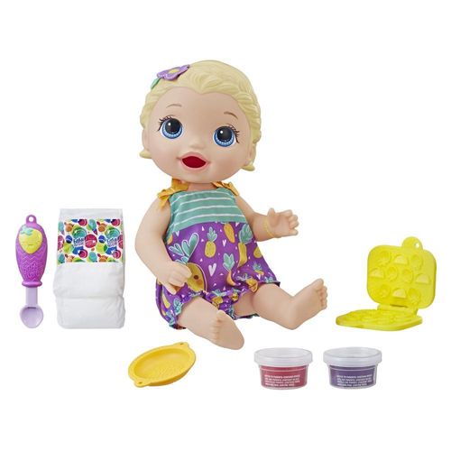 Boneca Baby Alive Lanchinhos Divertido Loira C2697/E5841 Hasbro
