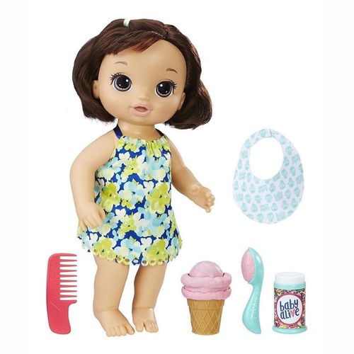 Boneca Baby Alive Sobremesa Mágica Morena C1089 Hasbro