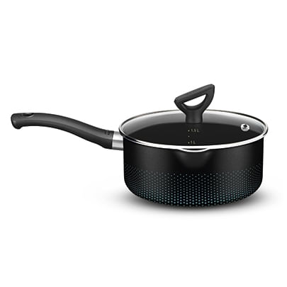 Panela Antiaderente Smart 18cm Com Tampa Rochedo