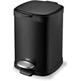 Lixeira Com Pedal e Balde Frame 12 Litros Preta 3065/100 Brinox