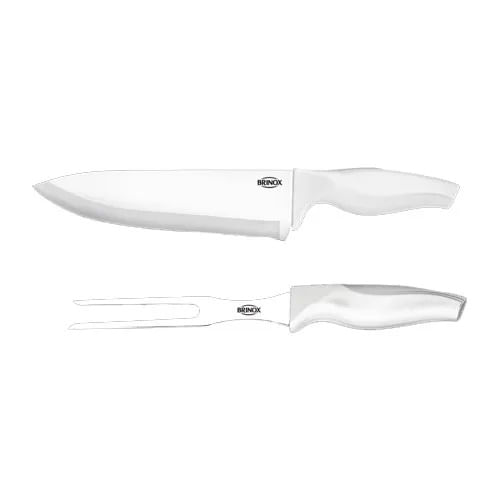 Conjunto De Facas 2 Peças Cross Braco 2556/338 Brinox