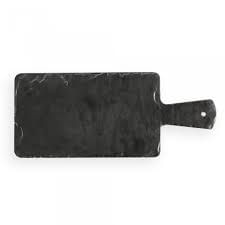 Tabua Retangular Com Cabo Snack Preta 53902/003 Haus