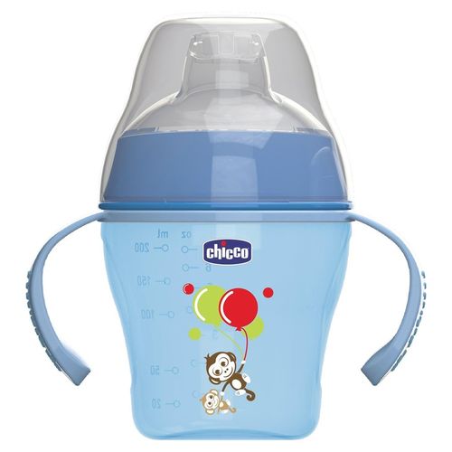 Copo Macio Azul 6m  200ml Chicco